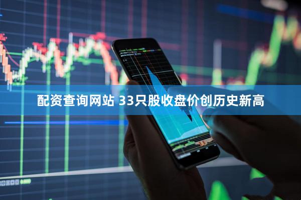 配资查询网站 33只股收盘价创历史新高